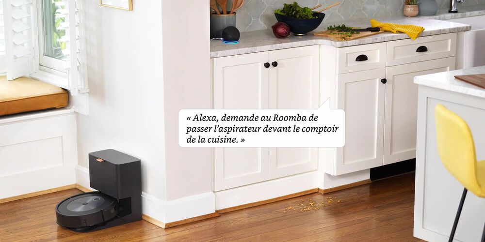 j7+ dans la cuisine avec Alexa